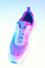 White Leather Sneakers Shoe - Image 2